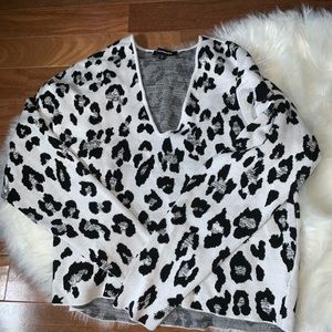 Leopard print sweater